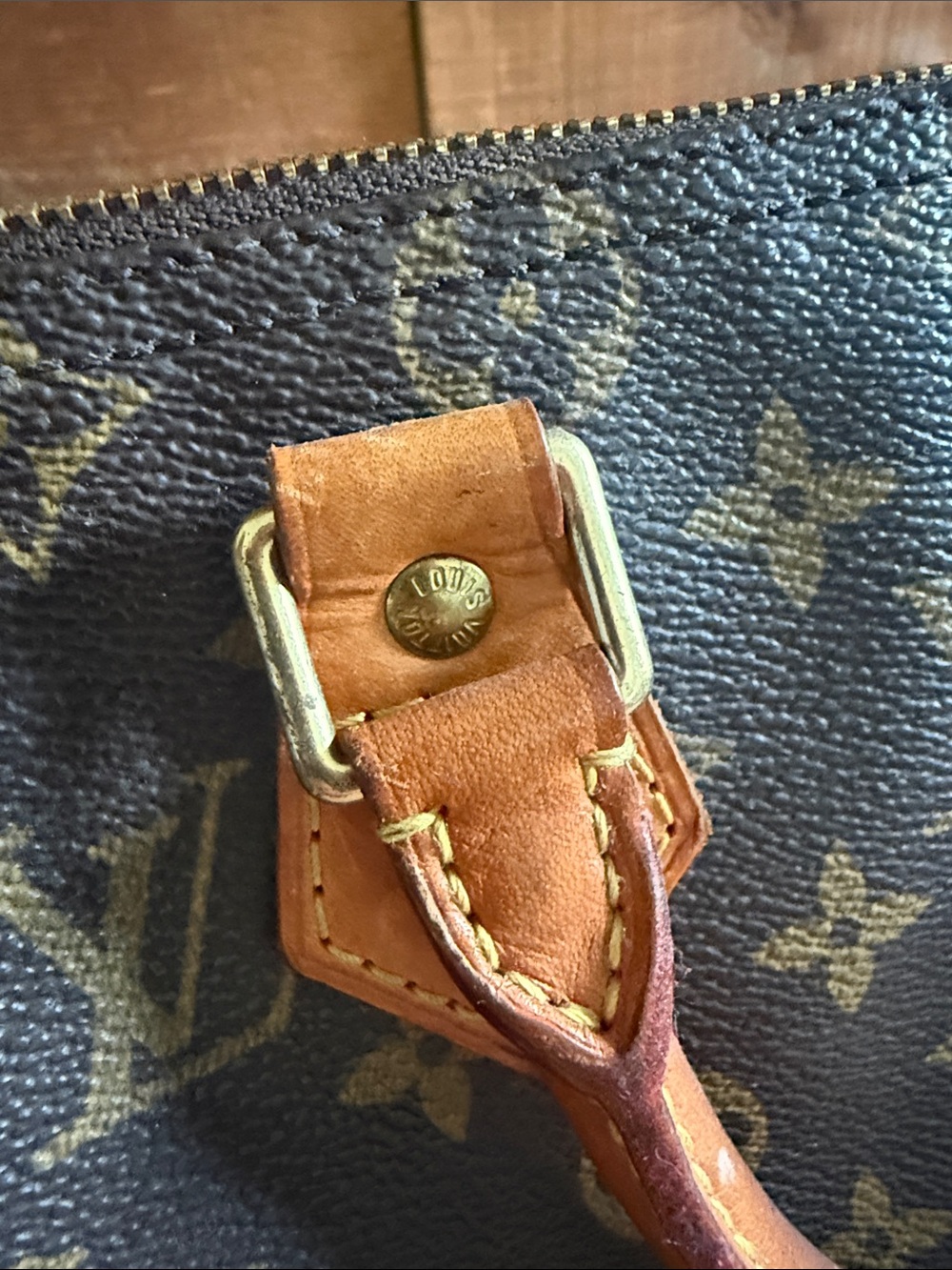 Louis Vuitton Monogram Canvas Satchel in Brown and Tan - Picture 3 of 11